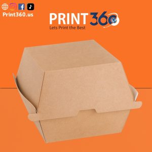 Kraft burger box