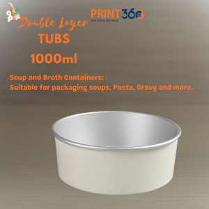 1000 ml Tubs