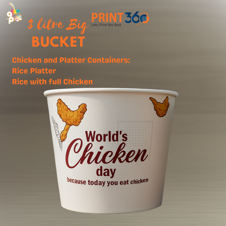 Chicken Buckets and Paper Buckets 