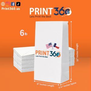 Bags Size - 6″ × 3½″ × 12″